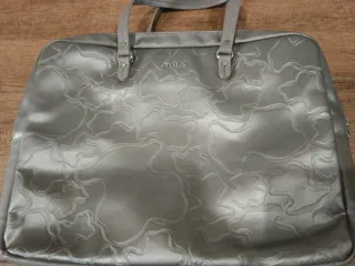 Bolso portátil Tous plateado