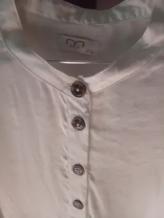 Camisa de vestir blanca mujer