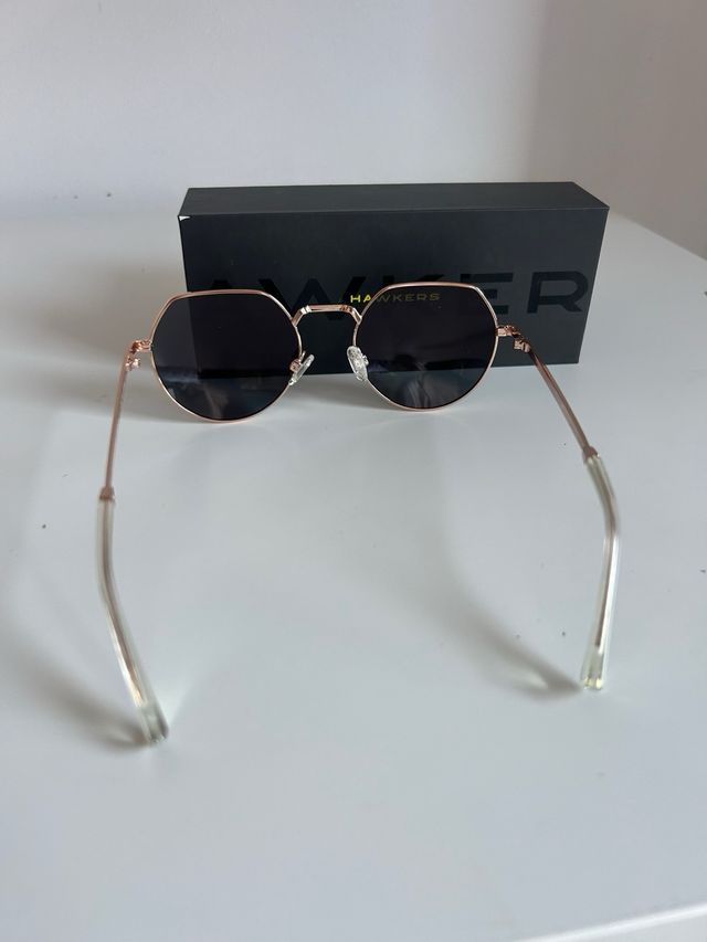 Gafas de sol Hawkers mujer oro rosa