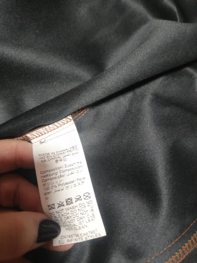 Chaqueta bomber efecto piel marrón