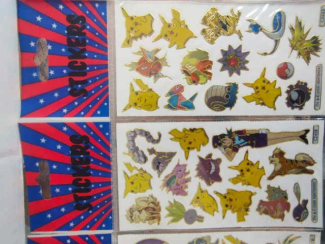 Stickers Pokémon y Star Wars