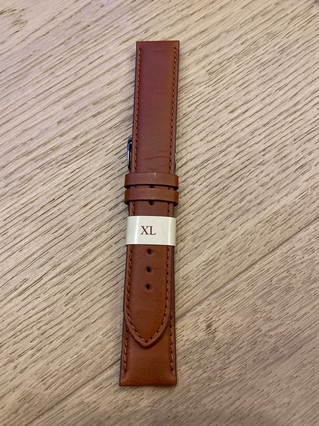 Cinturino Orologio Pelle Marrone XL