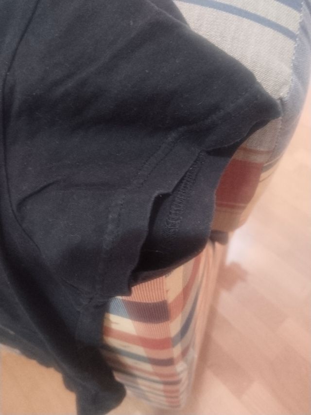 Camiseta Fila Negra Logo Grande