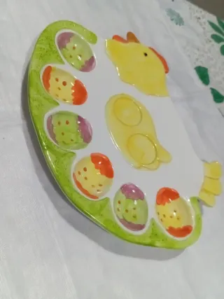 Piatto Pasquale con Gallina e Uova