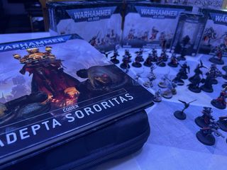 Warhammer 40k Adepta Sororitas Caja y Miniaturas