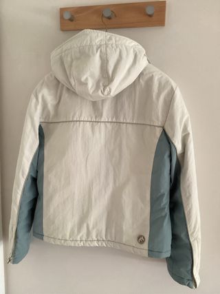 Chaqueta de esquí Mistral blanca y azul