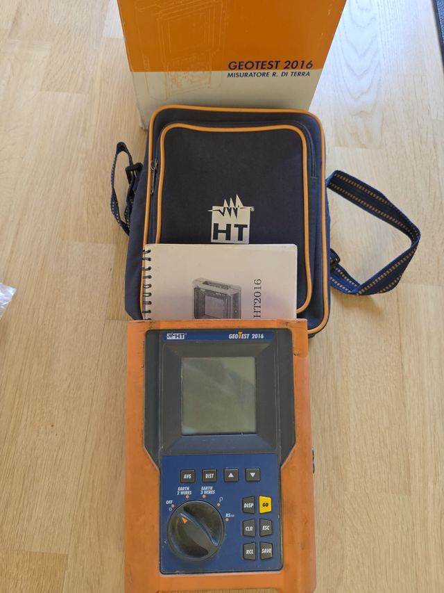HT Telurómetro , HT Fluxómetro y medidor de rotaci