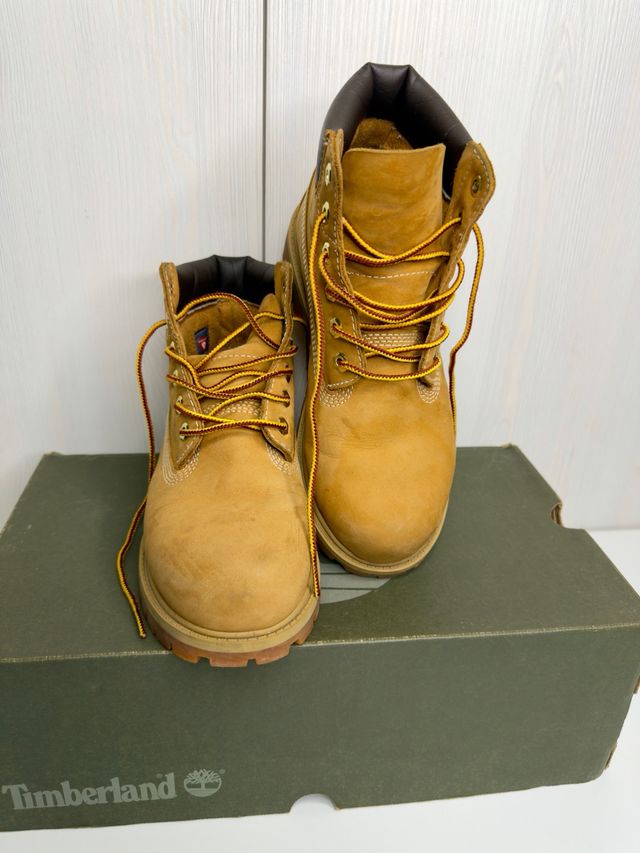 Botas Timberland Marrones y Amarillas