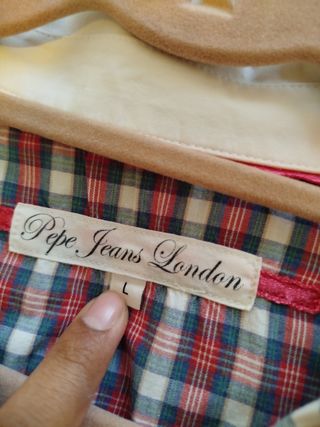 Camiseta Pepe Jeans London cuadros