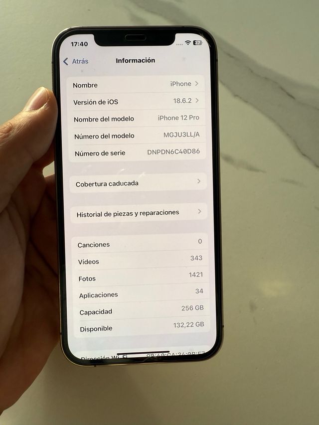iPhone 12 Pro Oro/Plata