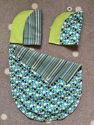 Vestidura para capazo reversible