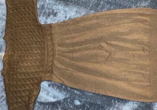 Vestido vintage marrón