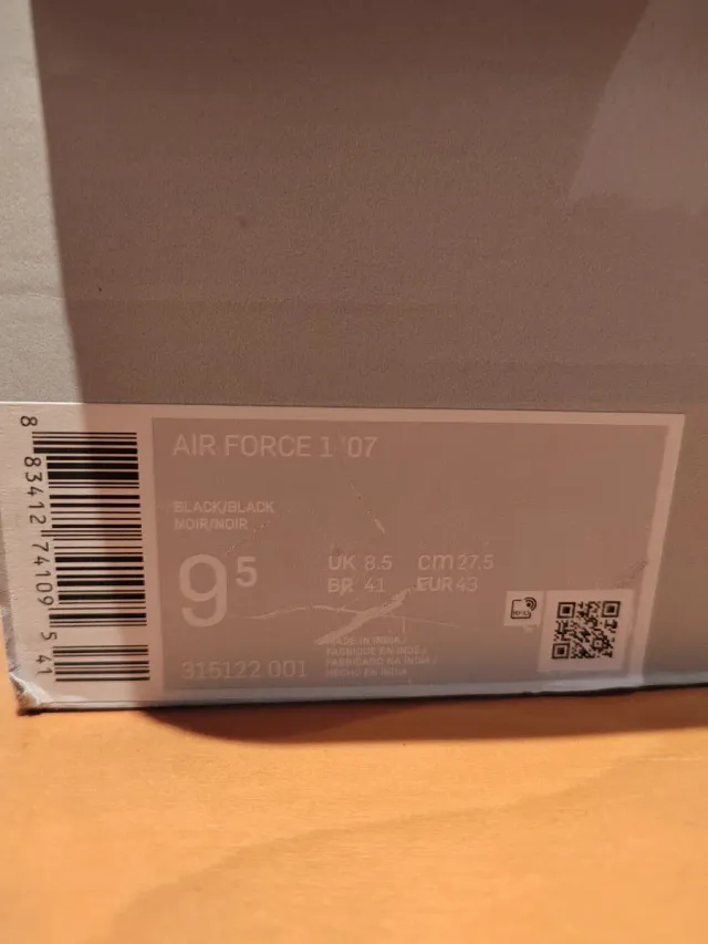 Zapatillas Nike Air Force 1 Negras