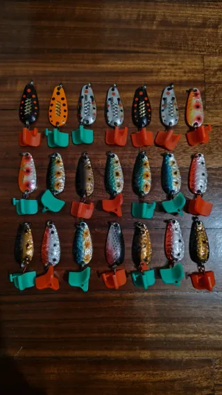 Set 21 Esche da Pesca Blue Fox