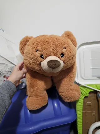 Almohada Oso Peluche Marrón
