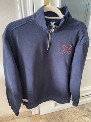 Sudadera Blue Banana Media Cremallera Talla M