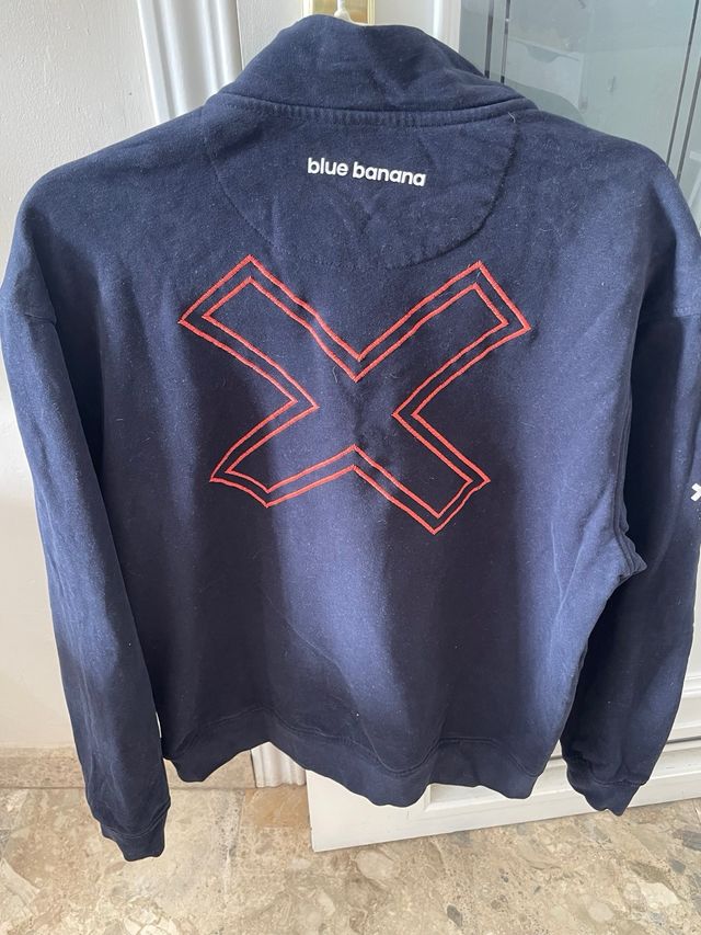 Sudadera Blue Banana Media Cremallera Talla M