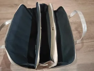 Bolso portátil efecto piel cocodrilo