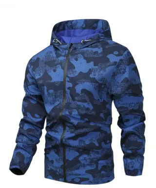 Cortavientos chubasquero estampado