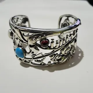 Pulsera de Diseñador USA Plata