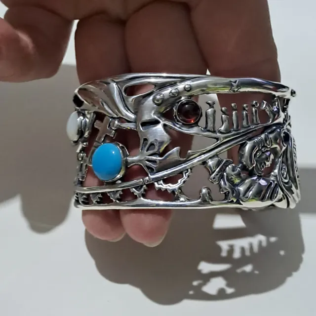Pulsera de Diseñador USA  Plata