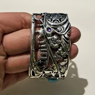 Pulsera de Diseñador USA Plata