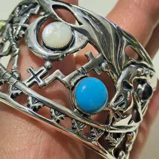 Pulsera de Diseñador USA Plata