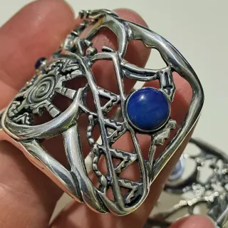 Pulsera de Diseñador USA Plata