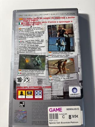 Tom Clancy's Splinter Cell: Essentials PSP