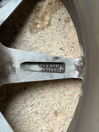 Llantas JR 20 5x100 18”