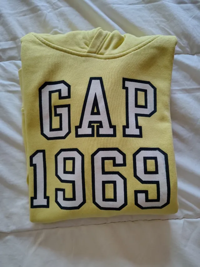 Felpa gialla GAP 1969 taglia 10-12