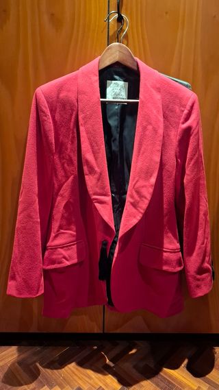 Giacca Moschino rossa in lana