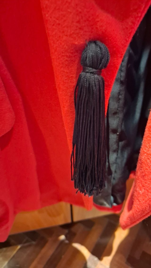 Giacca Moschino rossa in lana