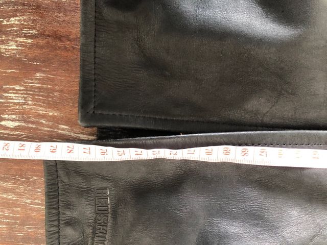 Chaqueta de cuero  Vintage Redskins para hombre