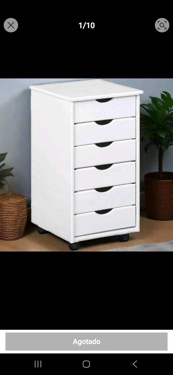 Cajonera Blanca con Ruedas