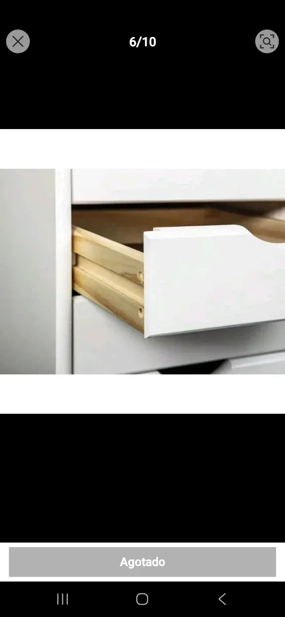 Cajonera Blanca con Ruedas