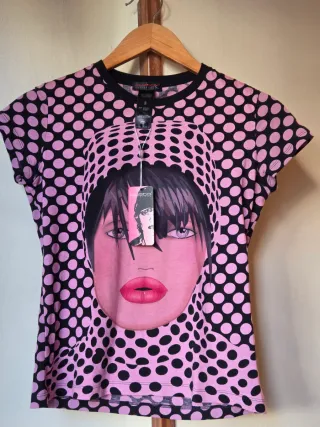 Camiseta Custo Barcelona Talla S Estampado