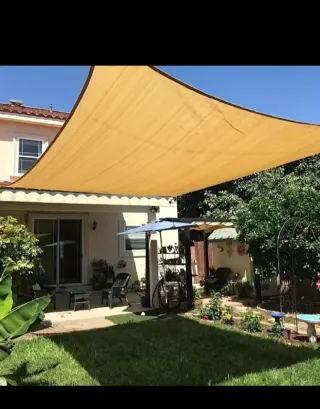 Toldo exterior 4x6m beige