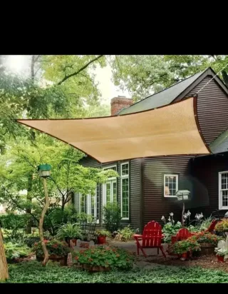 Toldo exterior 4x6m beige