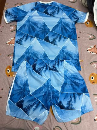 Conjunto Adidas Camiseta y Short Palmeras