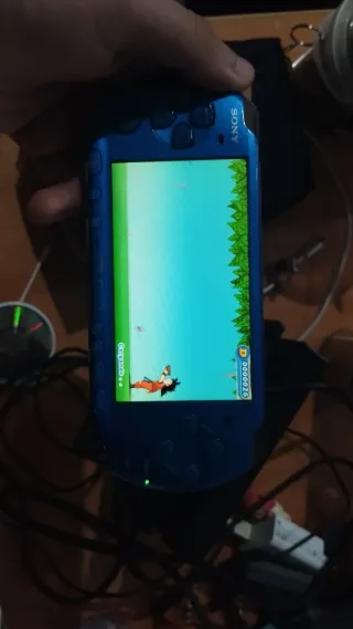 PSP 3000 blu con gioco incluso