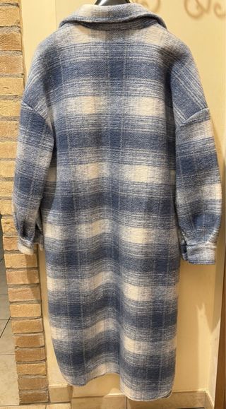 Cappotto lungo AN-AIM a quadri