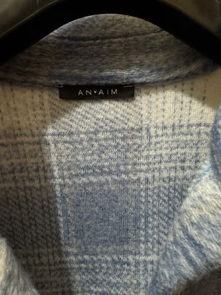 Cappotto lungo AN-AIM a quadri