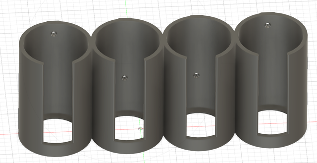 2 Soportes para 8 cartuchos de silicona