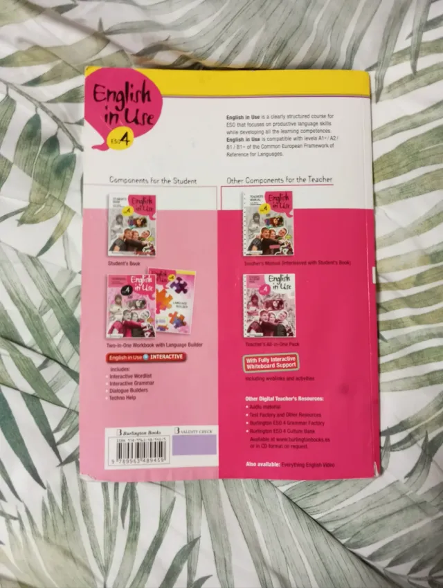 ENGLISH IN USE 4ºESO ST 15 BURIN34ESO