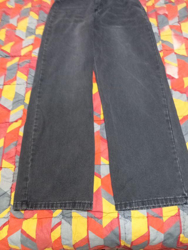 Pantaloni palazzo baggy con catene