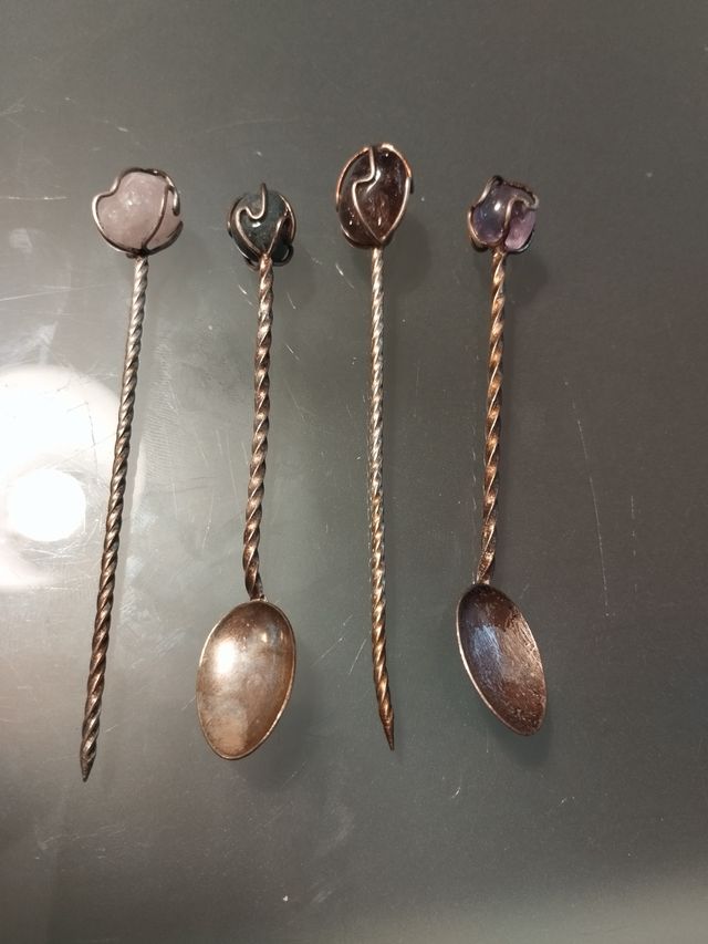 MiniCucharas  y minibrochetas de cocktail