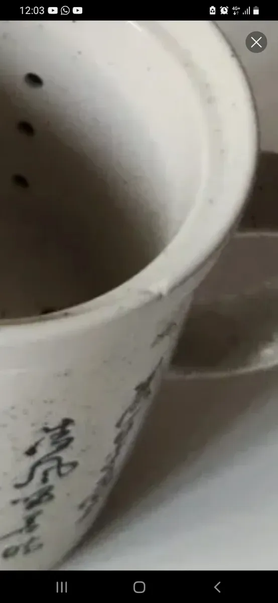 Taza de té con filtro de cerámica