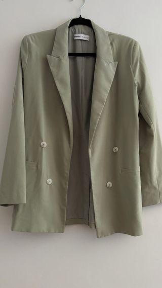 Blazer Bershka verde