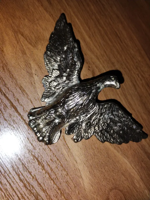 Hebilla de cinturón antigua águila